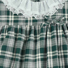 Load image into Gallery viewer, Baby Ferr Baby Girls Bottle Green Check Dress