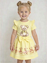 Load image into Gallery viewer, Giorgio Bambini Yellow Teddy Bear Skirt Set