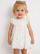 Load image into Gallery viewer, Babidu Older Girls Boat Print Dress
