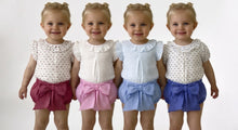 Load image into Gallery viewer, Calamaro Baby Girls Bow Jam Set