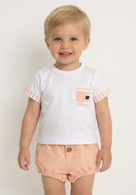 Load image into Gallery viewer, Calamaro Baby Boys Peach Stripe Jam Set