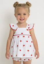 Load image into Gallery viewer, Deolinda Baby Girls Strawberry Dress &amp; Bloomers