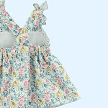 Load image into Gallery viewer, Dulce De Fresa Baby Green Floral Dress &amp; Bloomers