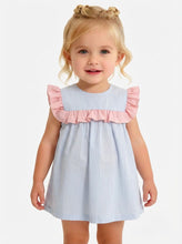 Load image into Gallery viewer, Piccolina &amp; Co Baby Girls Pink and Blue Dress