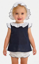 Load image into Gallery viewer, Piccolina &amp; Co Baby Girls Navy Jam Set