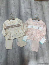 Load image into Gallery viewer, Tongs Baby Girls Floral Cheesecloth Lounge Set