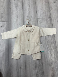 Tongs Baby Boys Cream Lounge Set