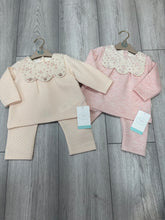 Load image into Gallery viewer, Tongs Baby Girls Floral Bib Lounge Set