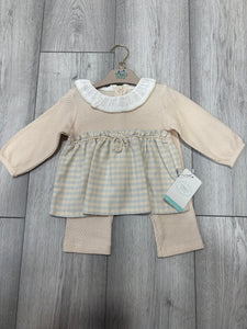Tongs Baby Girls Check Legging Set