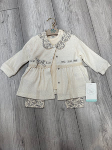 Tongs Baby Girls Floral Jacket Legging Set