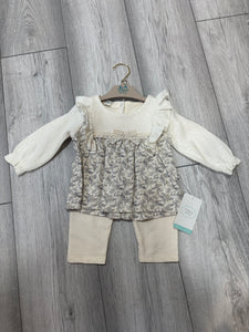 Tongs Baby Girls Floral Legging Set