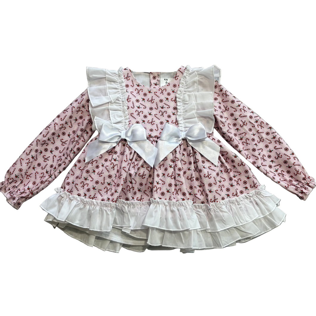 Ceyber Girls Candy Cane Dress