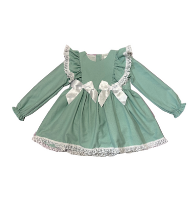 Ceyber Mint Double Bow Dress