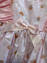 Load image into Gallery viewer, Ceyber Girls Pink Daisy Basket Dress