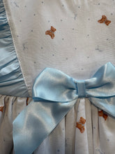 Load image into Gallery viewer, Ceyber Girls Blue Bow Teddy Bear Dress