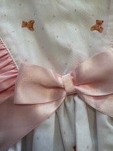 Load image into Gallery viewer, Ceyber Girls Pink Bow Teddy Bear Dress