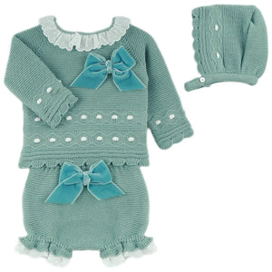 Dulce De Fresa Baby Girls Knit Set