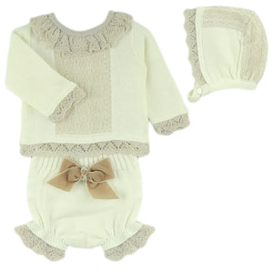 Dulce De Fresa Baby Girls Knit Set