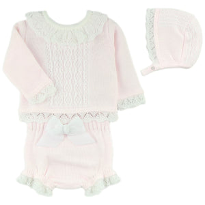 Dulce De Fresa Baby Girls Knit Set