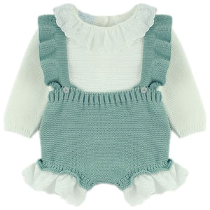 Dulce De Fresa Baby Girls H-bar Knit Set