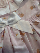Load image into Gallery viewer, Ceyber Girls Pink Basket Smock Style Dress