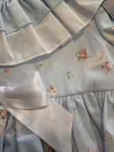 Load image into Gallery viewer, Ceyber Girls Blue Goose Smock Style Dress