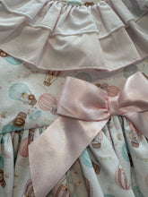Load image into Gallery viewer, Ceyber Girls Pink Hot Air Smock Style Dress