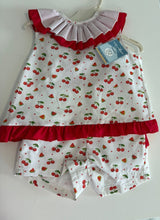 Load image into Gallery viewer, Ceyber Older Girls Watermelon &amp; Cherry Open Back Short Set