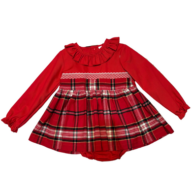 Ceyber Baby Girls Tartan Dress