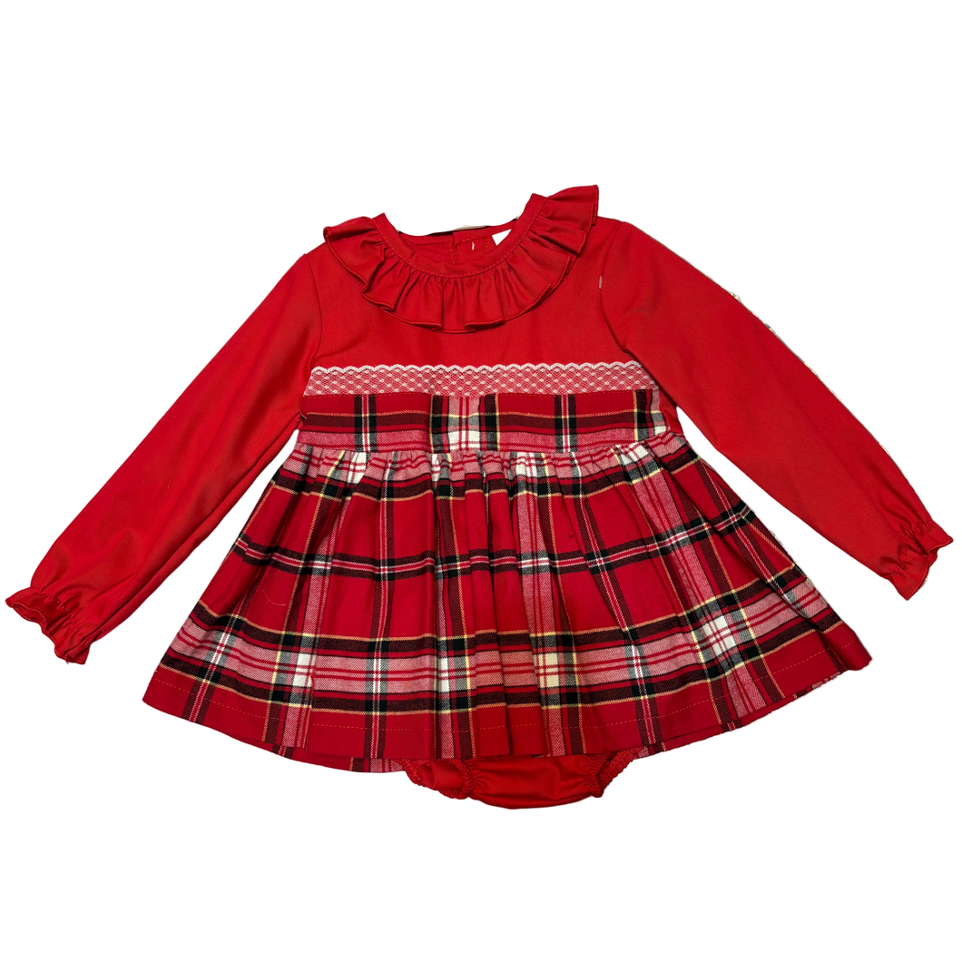 Ceyber Baby Girls Tartan Dress