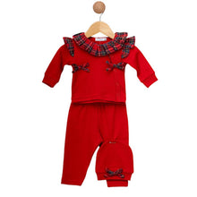 Load image into Gallery viewer, Visara Tartan Bow 3 Piece Set