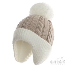 Load image into Gallery viewer, Soft Touch Cable Pom Hat