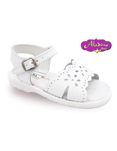 Aladino Girls White Sandal