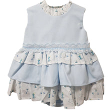 Load image into Gallery viewer, Ceyber Girls Boat Waffle Material Puffball Style Dress