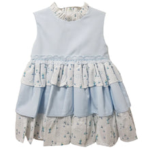 Load image into Gallery viewer, Ceyber Girls Boat Waffle Material Puffball Style Dress