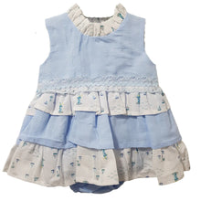 Load image into Gallery viewer, Ceyber Girls Boat Puffball Style Dress