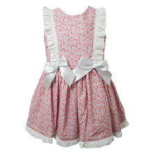 Load image into Gallery viewer, Ceyber Girls Pink Cherry Double Bow Dress