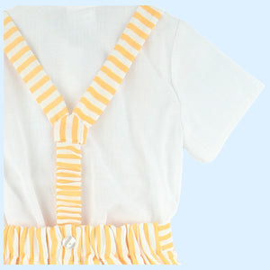 Baby Ferr Boys Yellow Stripe H Bar Short Set