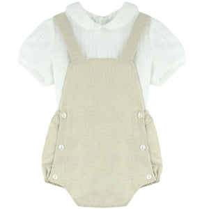 Baby Ferr Beige Romper Set