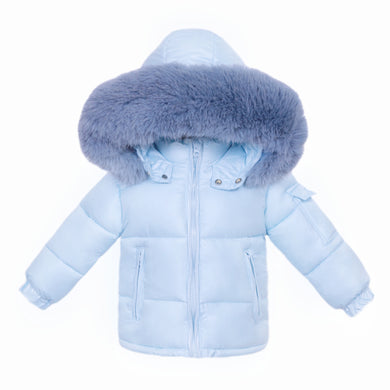 Wee Me Blue Puffer Coat