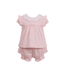 Load image into Gallery viewer, Mintini Girls Pink Butterfly Short Set