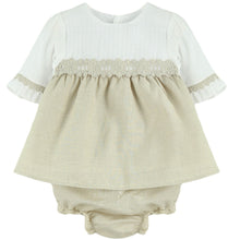 Load image into Gallery viewer, Baby Ferr Baby Girls Beige Dress