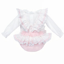 Load image into Gallery viewer, Wee Me Baby Girls Pink Romper Set