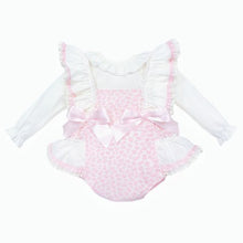 Load image into Gallery viewer, Wee Me Baby Girls Pink Floral Romper Set