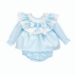 Wee Me Baby Girls Blue Dress