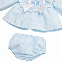 Load image into Gallery viewer, Wee Me Baby Girls Blue Dress