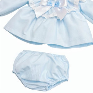 Wee Me Baby Girls Blue Dress