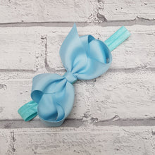 Load image into Gallery viewer, Baby Blue Hair Bow