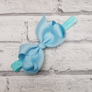 Baby Blue Hair Bow