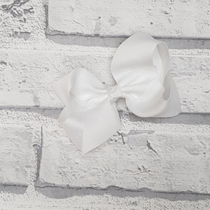 White Hair Bow